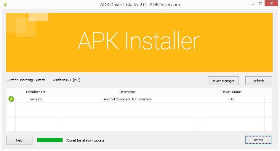 adb interface driver for windows 10
